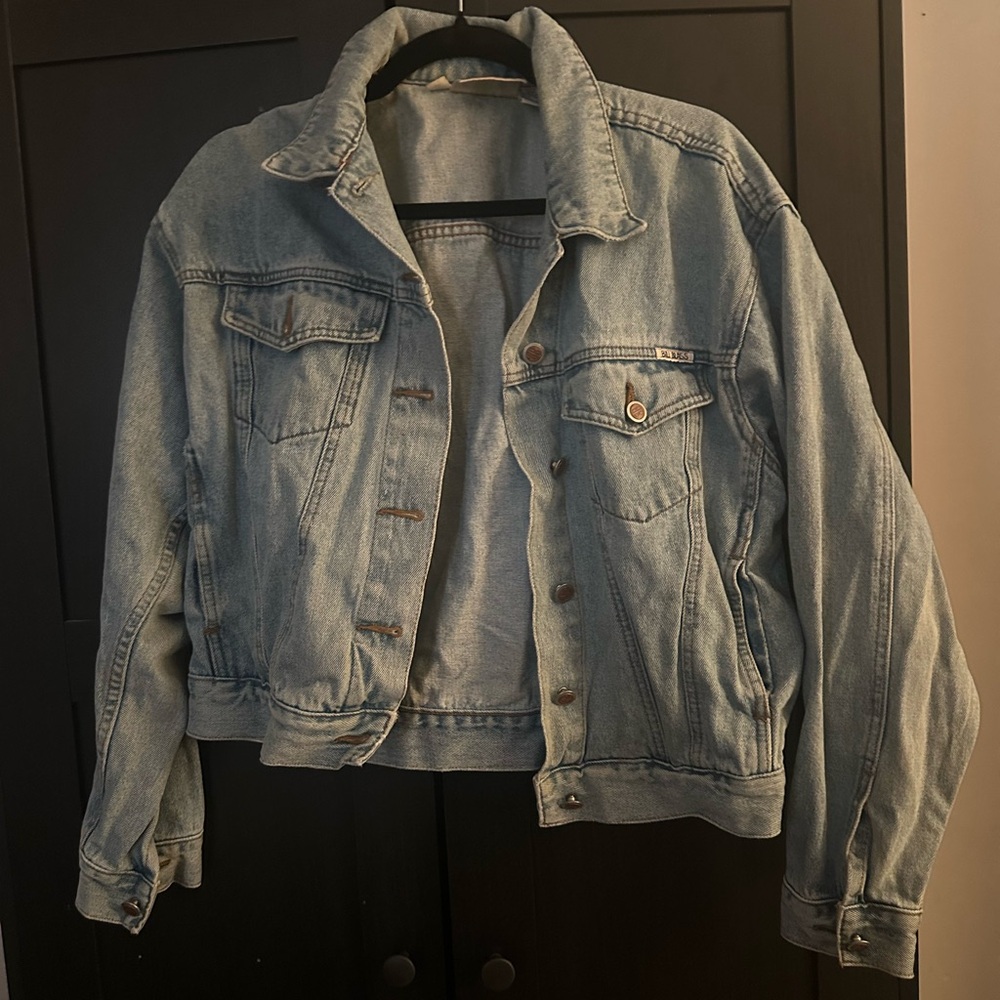 Bill Blass Light Blue Denim Jacket